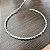 Pulseira Feminina Cordão Baiano 4mm Folheado A Prata - Imagem 1