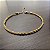 Pulseira Feminina Cordão Baiano 4mm Folheado A Ouro 18k - Imagem 3