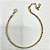Pulseira Feminina Cordão Baiano 4mm Folheado A Ouro 18k - Imagem 2