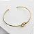 Bracelete Nozinho Folheado em Ouro 18k - Imagem 1