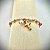 Pulseira Religiosa Pingente Cruz Crucifixo Folheado Ouro - Imagem 5