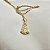 Colar Nossa Senhora Aparecida Religioso Folheada A Ouro 18K - Imagem 3