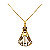 Colar Nossa Senhora Aparecida Folheada A Ouro 18k - Imagem 4