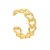 Piercing Fake Correntaria Folheado A Ouro 18k - Imagem 1