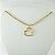Colar Choker Elo Português e Coração Folheado em Ouro 18k - Imagem 4