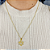 Colar Estrela de Davi Folheado a Ouro 18K - Imagem 2