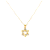 Colar Estrela de Davi Folheado a Ouro 18K - Imagem 1