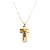Colar Cartier Jesus Cristo Religioso Folheada A Ouro 18K - Imagem 1