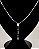 Colar Terço de Pescoço 50cm Crucifixo Folheado Prata - Imagem 3