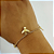 Pulseira Religiosa Espírito Santo Folheado a Ouro 18K - Imagem 2
