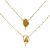 Escapulário Mãe de Deus Religioso Folheado Ouro 18k - Imagem 1