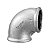 COTOVELO FERRO GALVANIZADO TUPY F 1.1/4 X 90 - Imagem 1