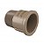 ADAPTADOR CURTO FORTLEV A 1/2 MARROM - Imagem 1