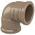 COTOVELO FORTLEV LL E 1.1/2X90 MARROM - Imagem 1