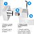 ACABAMENTO REGISTRO SUPER LUXO LUXSANIT 3/4 METAL C87 - Imagem 4