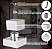 ACABAMENTO REGISTRO SUPER LUXO LUXSANIT 3/4 METAL C99 - Imagem 5