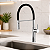 Misturador Monocomando Gourmet Luxsanit Design Cilíndrico C/ Ducha Extraível - Imagem 4
