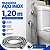 Engate Flexível Aço Inox Para Duchas 1/2'' x 1,20 Metros - Imagem 4