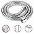 Engate Flexível Aço Inox Para Duchas 1/2'' x 1,50 Metros - Imagem 1