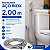 Engate Flexível Aço Inox Para Duchas 1/2'' x 2,00 Metros - Imagem 4
