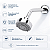 Ducha Articulada 05 Funções de Jatos Bojo ABS Braço 17 Cm Inox - Imagem 3