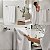 Porta Toalha de Banho Metal Inox Cromado Design Quadrado 40 cm - Imagem 2