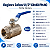 Registro Esfera F/F 1.1/2'' DN40 BSP Metal - Imagem 4