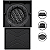 Ralo Oculto Invisível Preto Quadrado 15x15 Anti-Inseto - Imagem 1