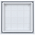 Ralo Oculto Invisível Branco Quadrado 10x10 Anti-Inseto - Imagem 4