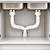 Sifão Universal Saída Dupla PVC Extensível Luxsanit - Imagem 5