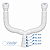 Sifão Universal Saída Dupla PVC Extensível Luxsanit - Imagem 2