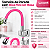 Torneira Cozinha Parede Quadrada Bica Flexível Rosa C88 - Imagem 2
