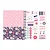 CADERNO COLEGIAL ARGOLADO MOLIN - FLOWERS - CAPA DURA  - 80 FOLHAS - Imagem 2