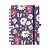 CADERNO A6 ARGOLADO MOLIN - FLOWERS - CAPA DURA - 80 FOLHAS - Imagem 1