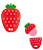 BORRACHA HOLIC MORANGO COM CHEIRINHO - TRIS - Imagem 1