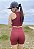 Conjunto Top e Shorts com Bolso Marsala - Imagem 2
