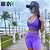 Conjunto Top e Shorts com Bolso Violeta - Imagem 8