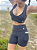 Conjunto Top e Shorts com Bolso Preto - Imagem 1
