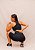 Top Decote V Confort Treino Corrida - Preto - Imagem 9