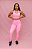Legging Confort Bolso Treino Corrida - Rosa Chiclete - Imagem 5