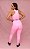 Legging Confort Bolso Treino Corrida - Rosa Chiclete - Imagem 4