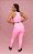Legging Confort Bolso Treino Corrida - Rosa Chiclete - Imagem 2