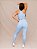 Legging Confort Bolso Treino Corrida - Azul Frozen - Imagem 4
