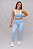 Legging Confort Treino Corrida- Azul Frozen - Imagem 6