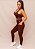 Legging Confort Bolso Treino Corrida - Coffee - Imagem 9