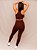 Legging Confort Bolso Treino Corrida - Coffee - Imagem 4