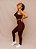Legging Confort Treino Corrida - Coffee - Imagem 2