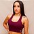 Top Decote U Confort Treino Corrida - Roxo Profundo - Imagem 1