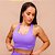 Top Decote U Confort Treino Corrida - Violeta - Imagem 1