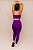 Conjunto Legging Lisa + Top Decote Alça Confort - Ameixa - Imagem 1